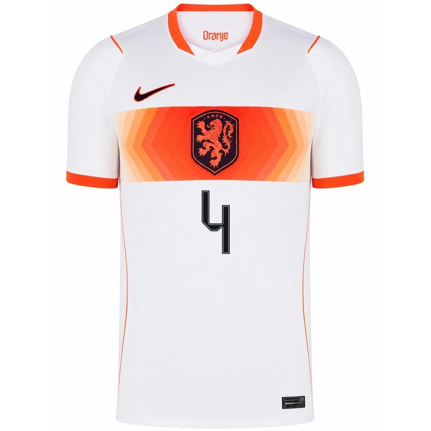 Netherlands 2026 World Cup Away Stadium Replica Jersey - Virgil #4