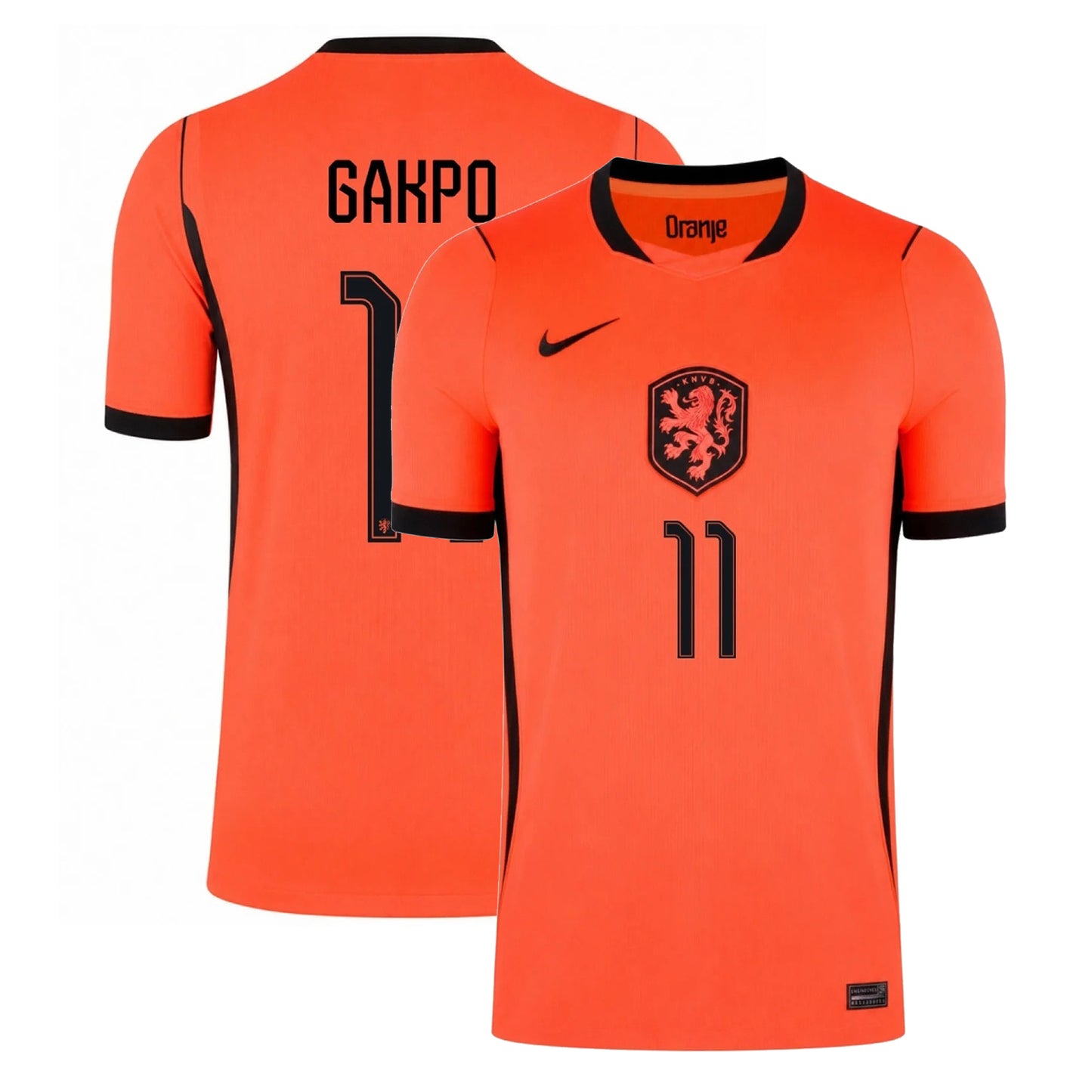Netherlands Gakpo 11 Home stadium replica Shirt 2026 world cup