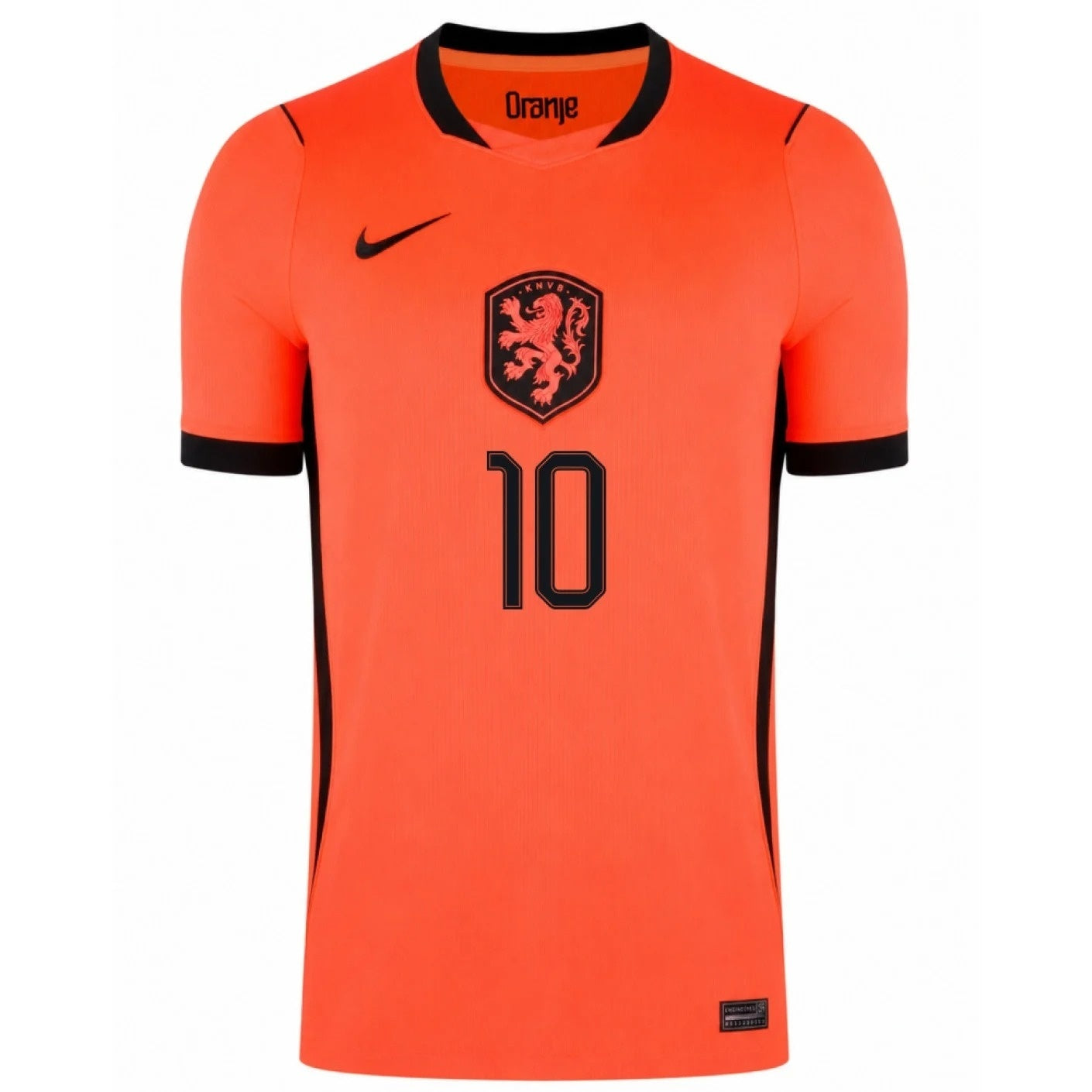 Netherlands Memphis 10 Home stadium replica Shirt 2026 world cup front view