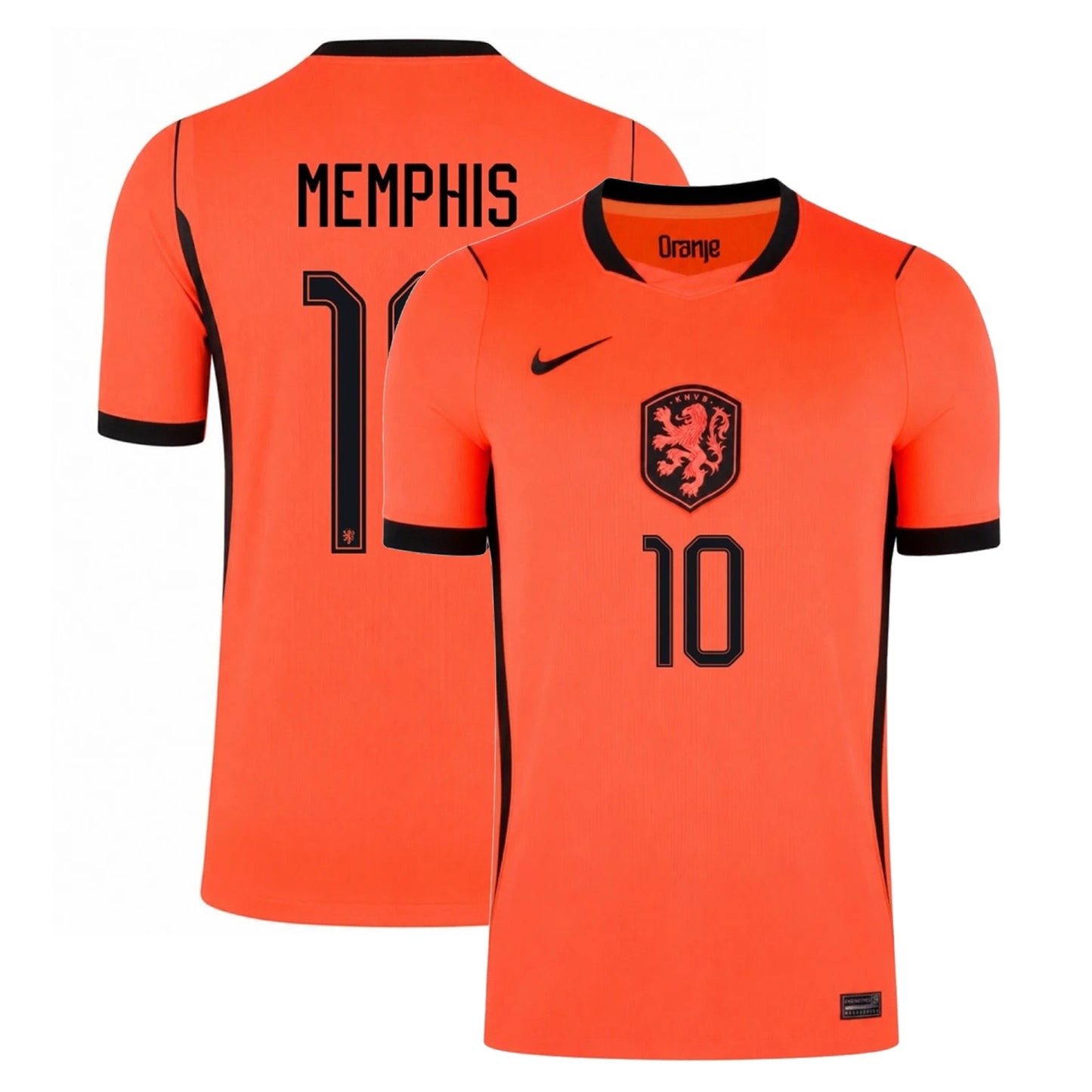 Netherlands Memphis 10 Home stadium replica Shirt 2026 world cup