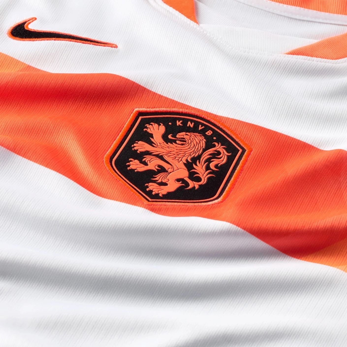 Women's Netherlands 2026 World Cup Away Stadium Replica Jersey logo details