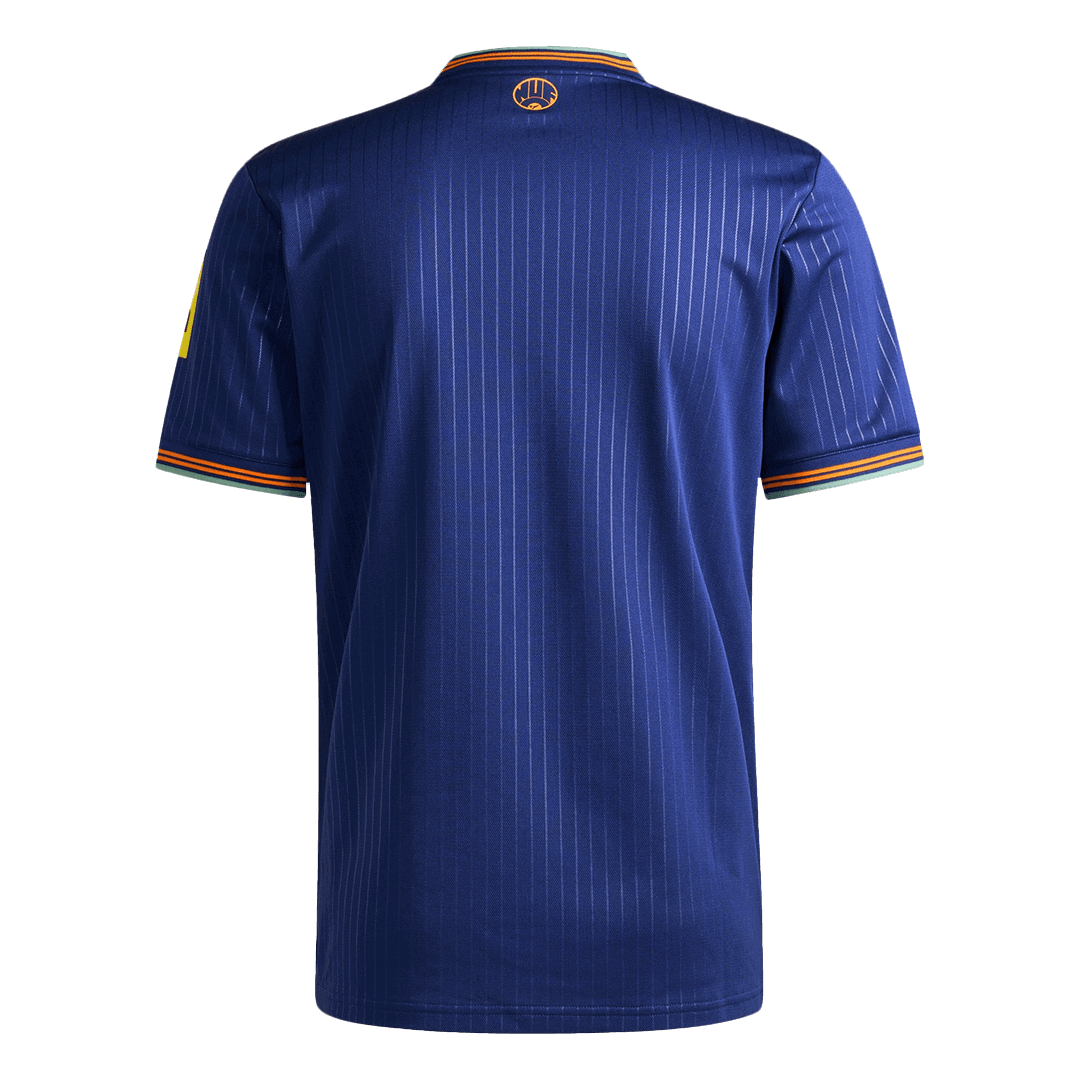 Back view of Newcastle United third custom jersey showing blank back without name or number