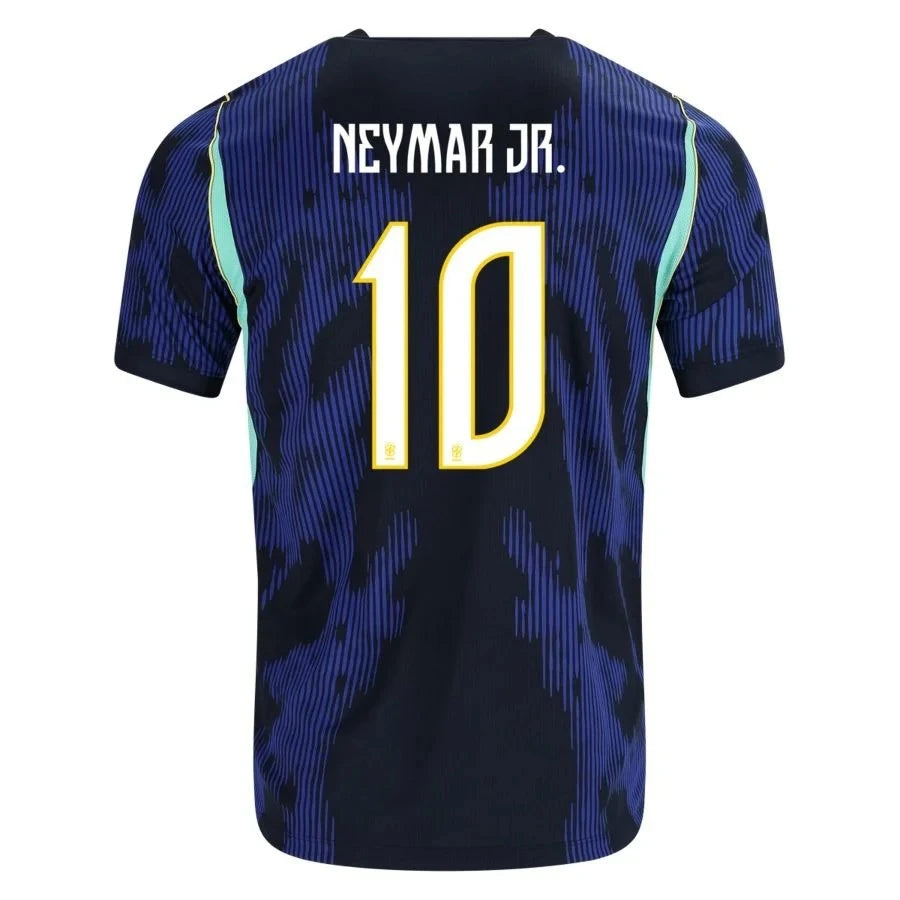 Brazil 2026 World Cup Away Stadium Replica Jersey With Neymar Jr. #10 Printing Back View