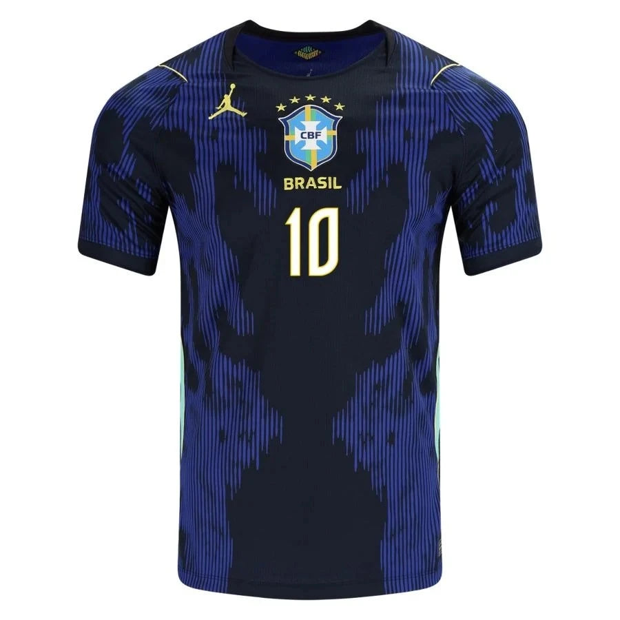 Brazil 2026 World Cup Away Stadium Replica Jersey With Neymar Jr. #10 Printing Front View