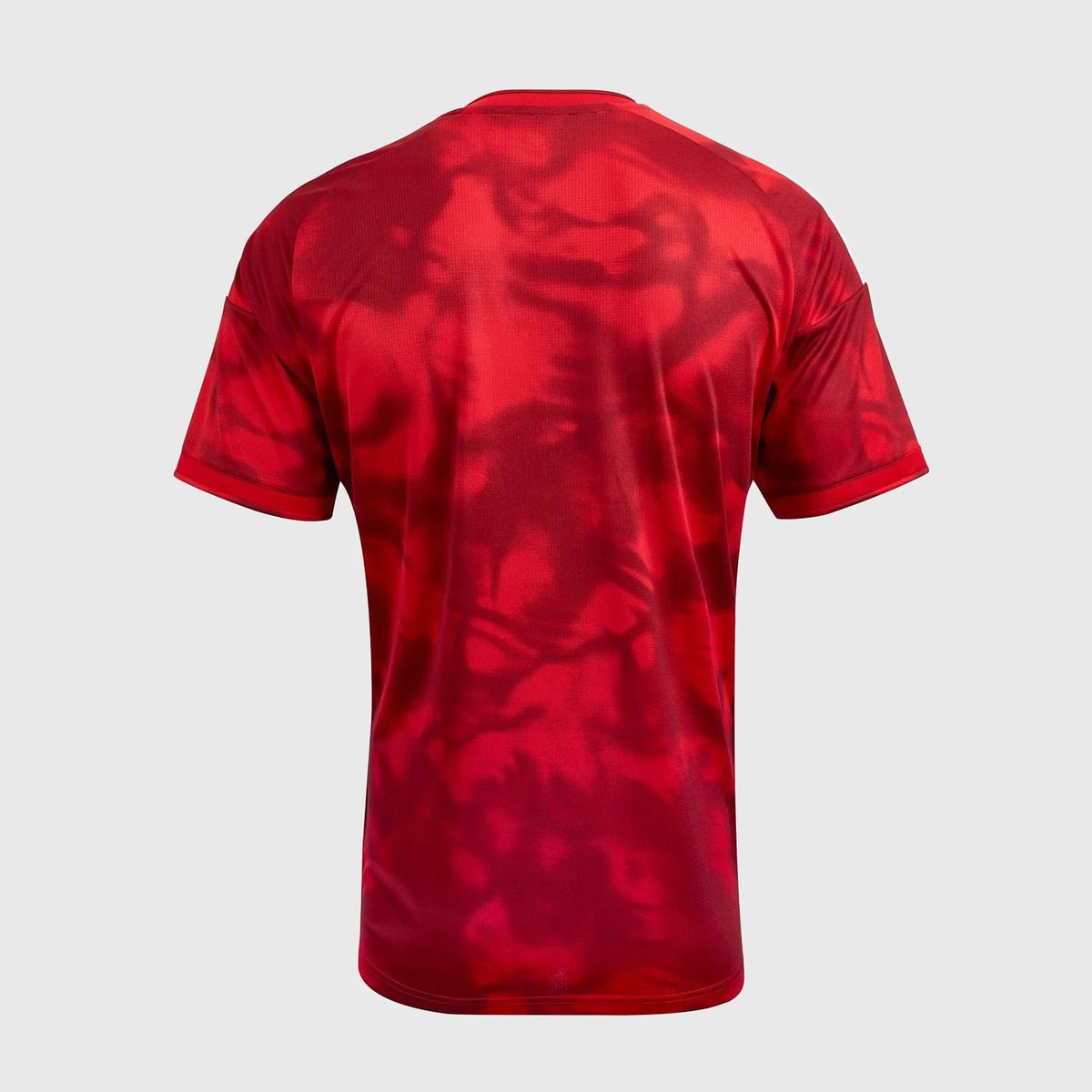 Back view of Nottingham 2026-2027 home red replica football shirt by Final Third Kit