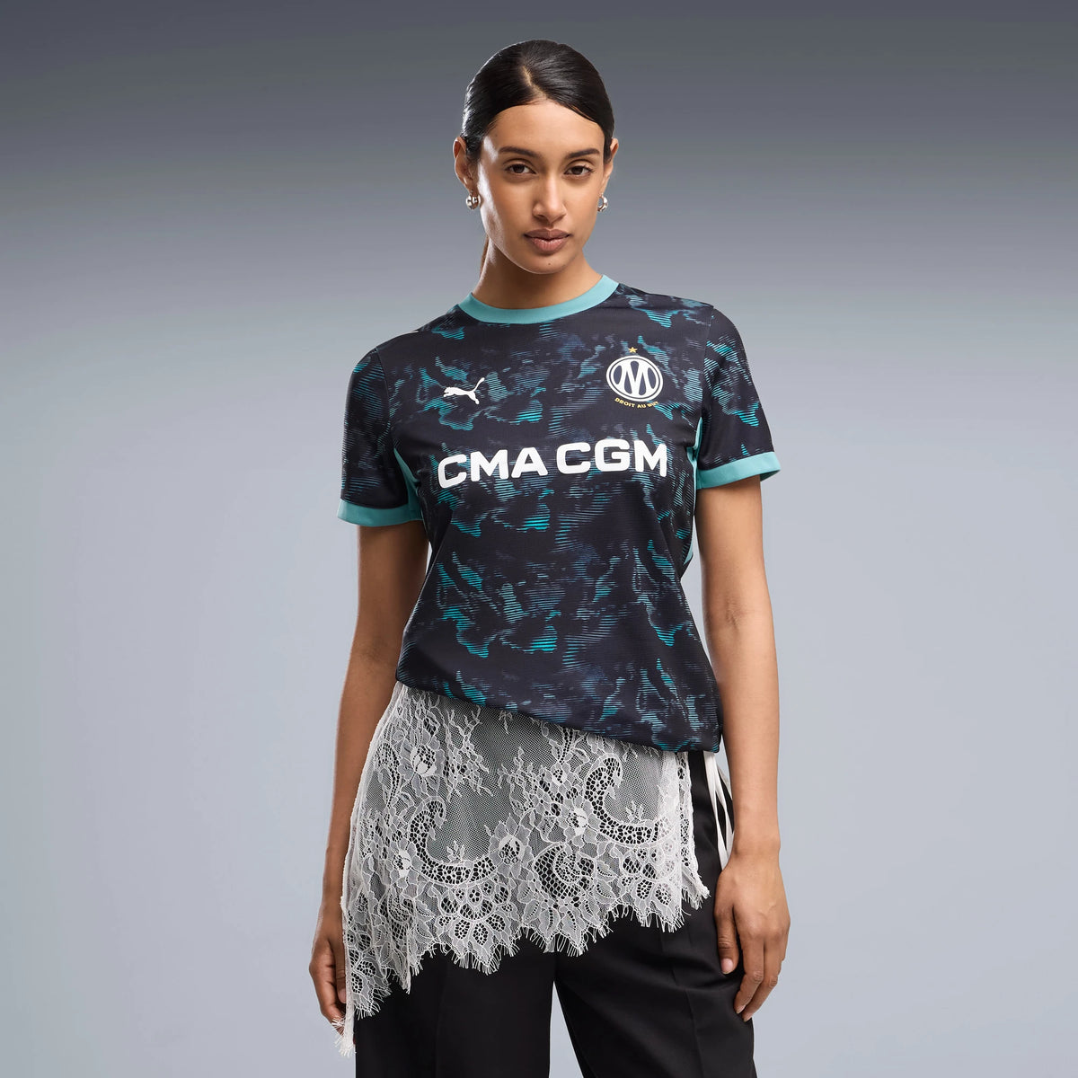 Olympique de Marseille 26/27 Home Women Replica Jersey - White