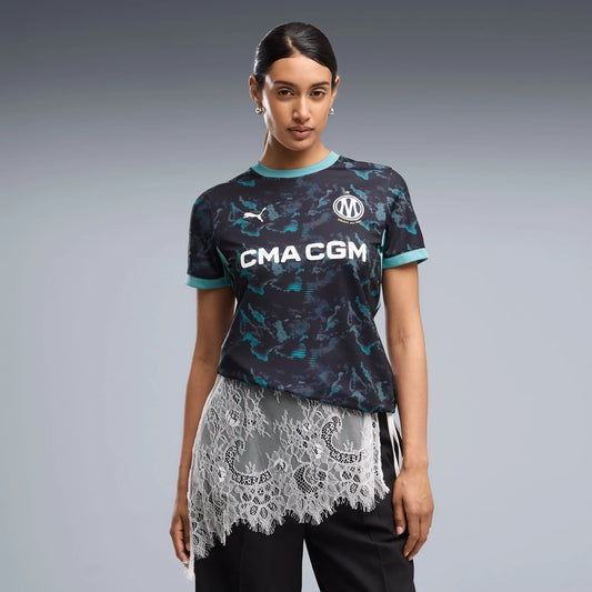 Olympique de Marseille 26/27 Away Women Replica Jersey - Black