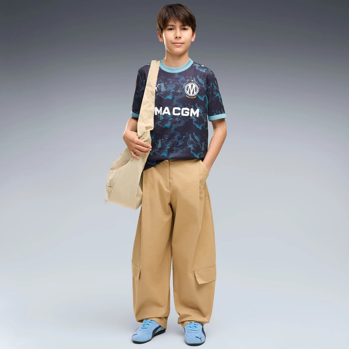 Olympique de Marseille 26/27 Third Youth Replica Jersey - Blue