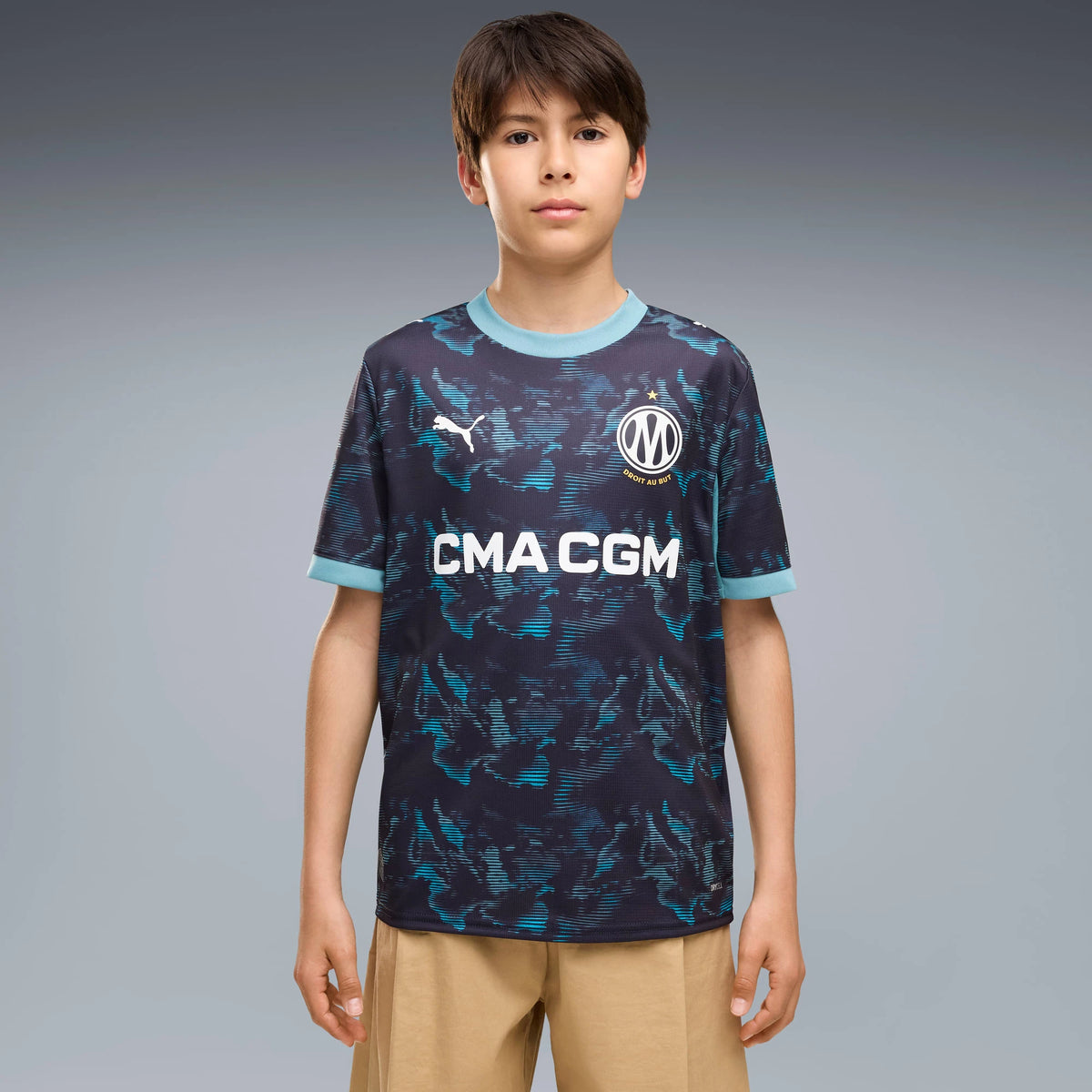 Olympique de Marseille 26/27 Third Youth Replica Jersey - Blue