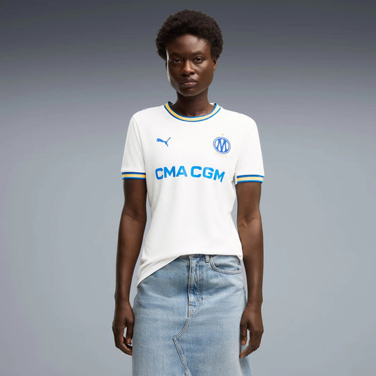 Olympique de Marseille 26/27 Home Women Replica Jersey - White