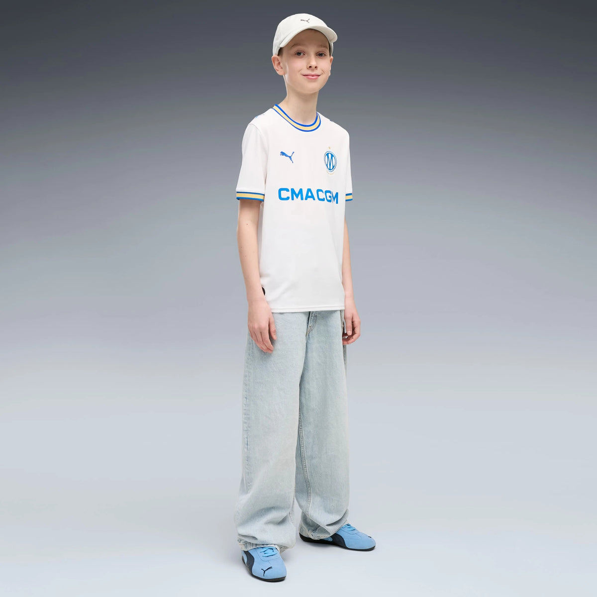 Olympique de Marseille 26/27 Third Youth Replica Jersey - Blue