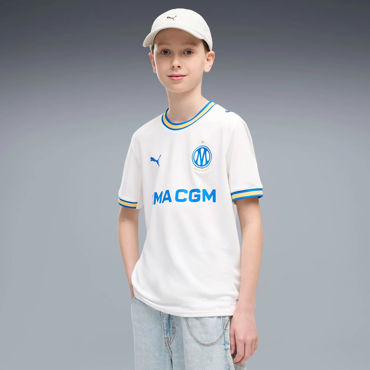 Olympique de Marseille 26/27 Third Youth Replica Jersey - Blue