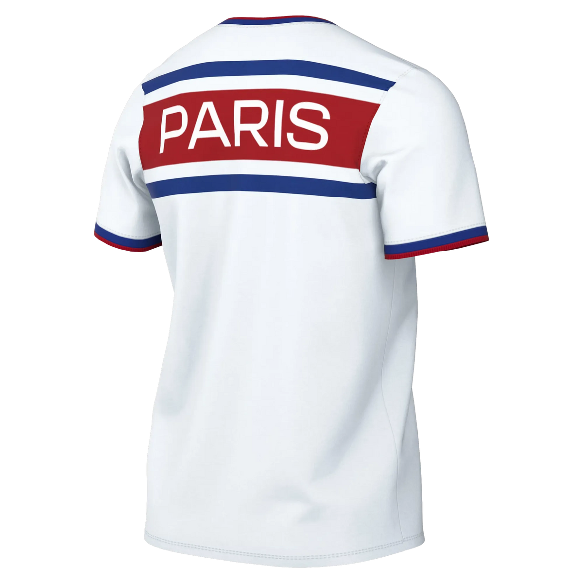 Back view of Paris Saint-Germain 2026-2027 away white pre-match top by Final Third Kit