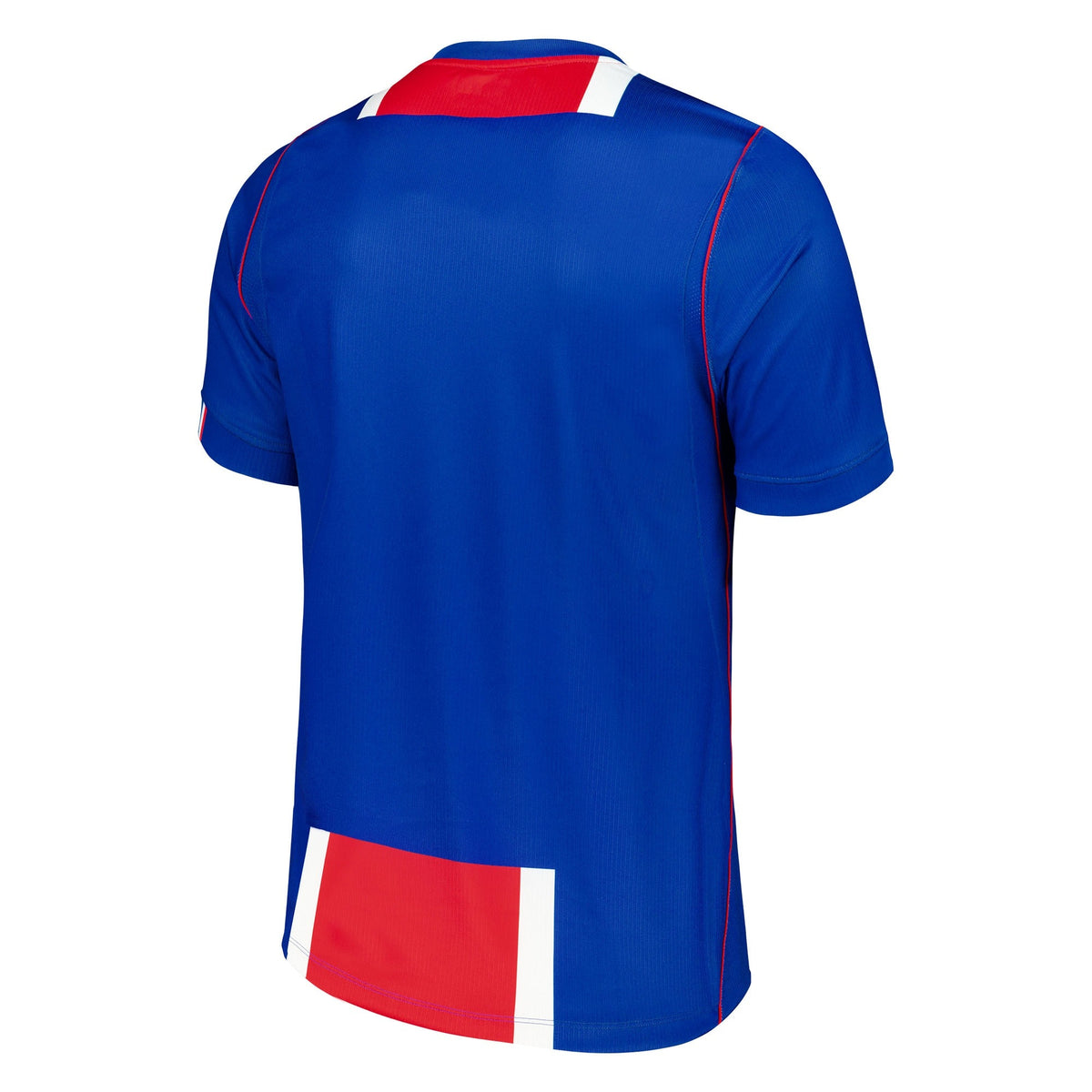 Back view of men's Paris Saint-Germain 2026-2027 home blue stadium replica football shirt by Final Third Kit