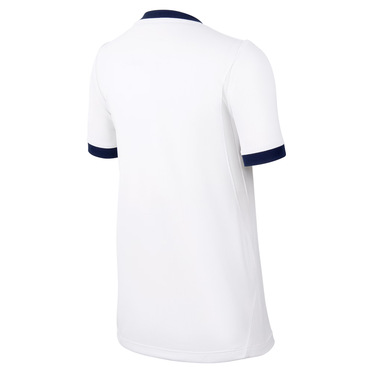 Front view of youth Paris Saint-Germain 2026-2027 away white stadium replica soccer jersey by Final Third Kit