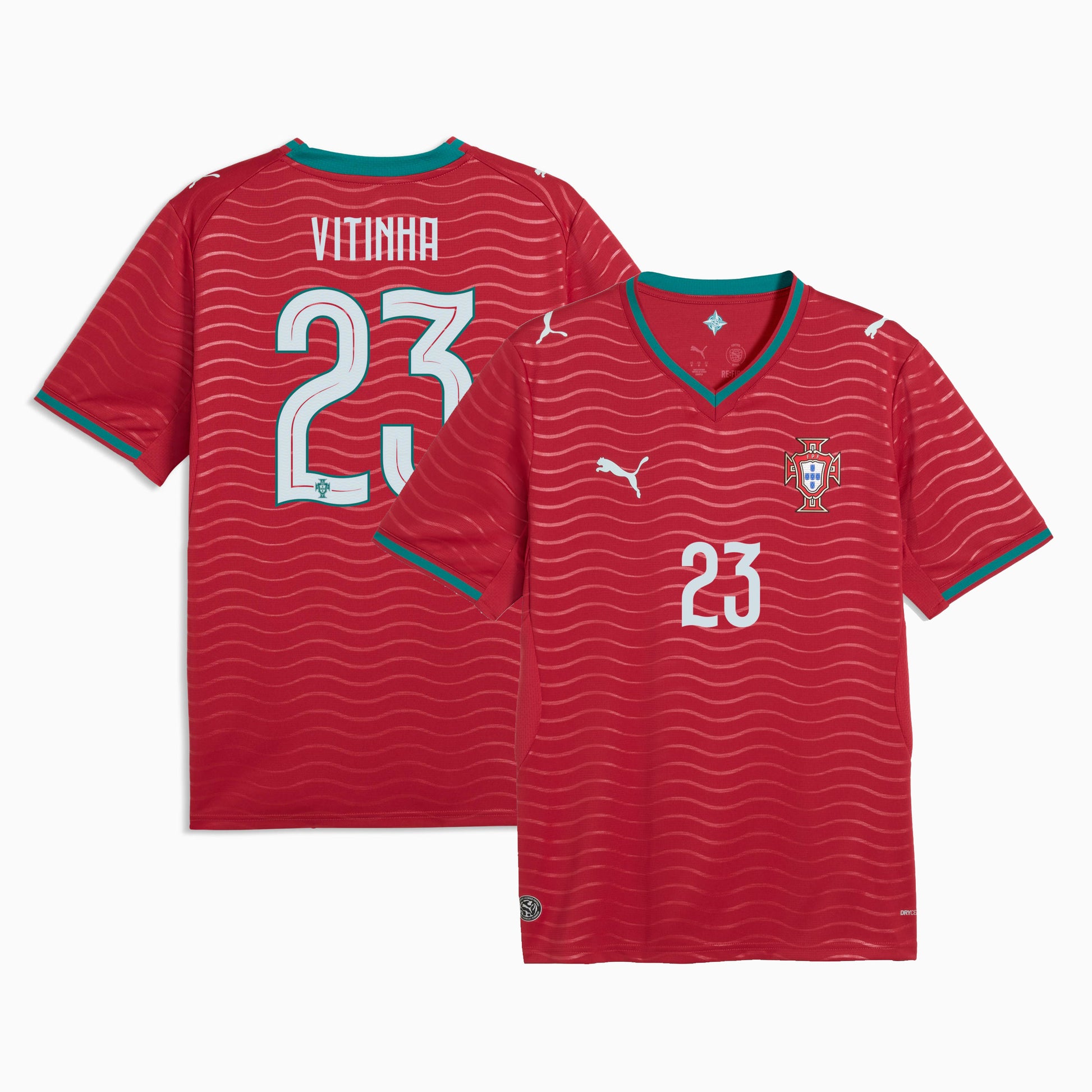 Portugal 2026 World Cup Home Stadium Replica Jersey - Vitinha #23