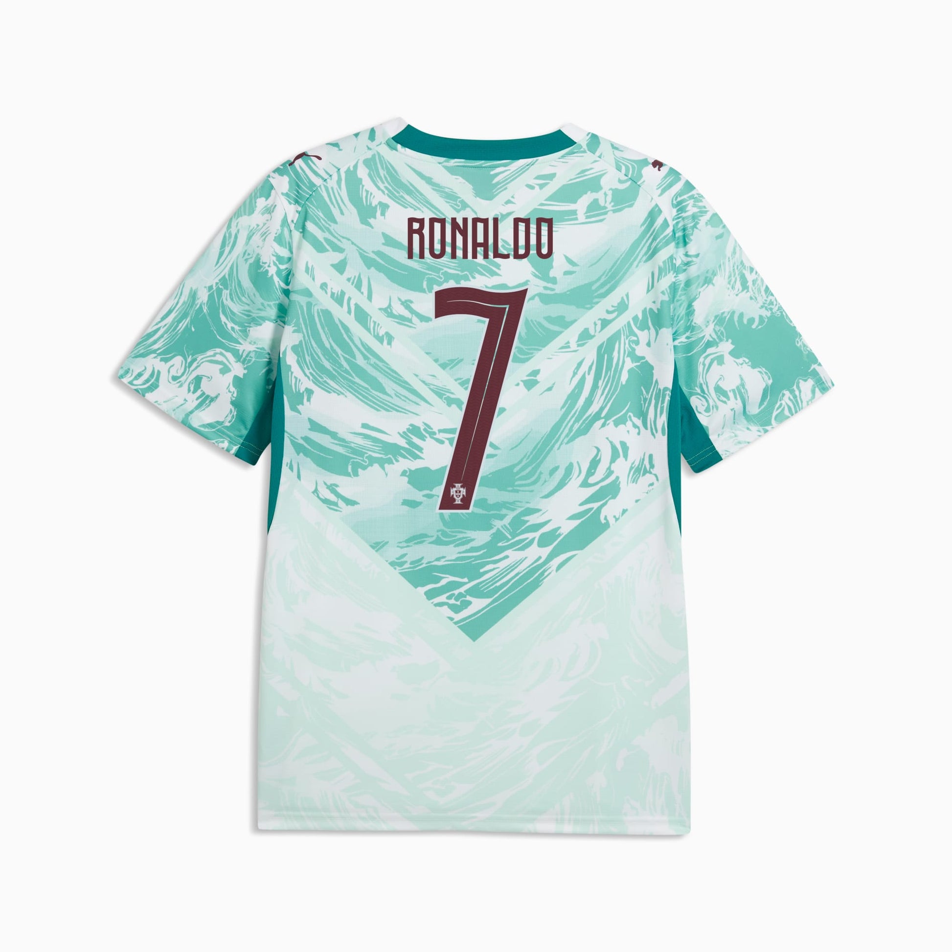Portugal 2026 World Cup away Stadium Replica Jersey - Ronaldo #7 back view