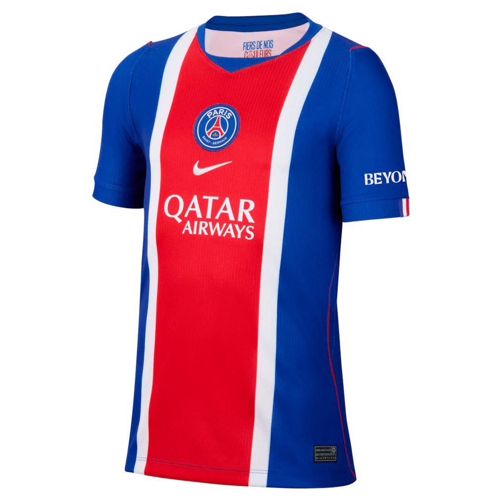 PSG 2026/27 authentic home soccer jersey front view
