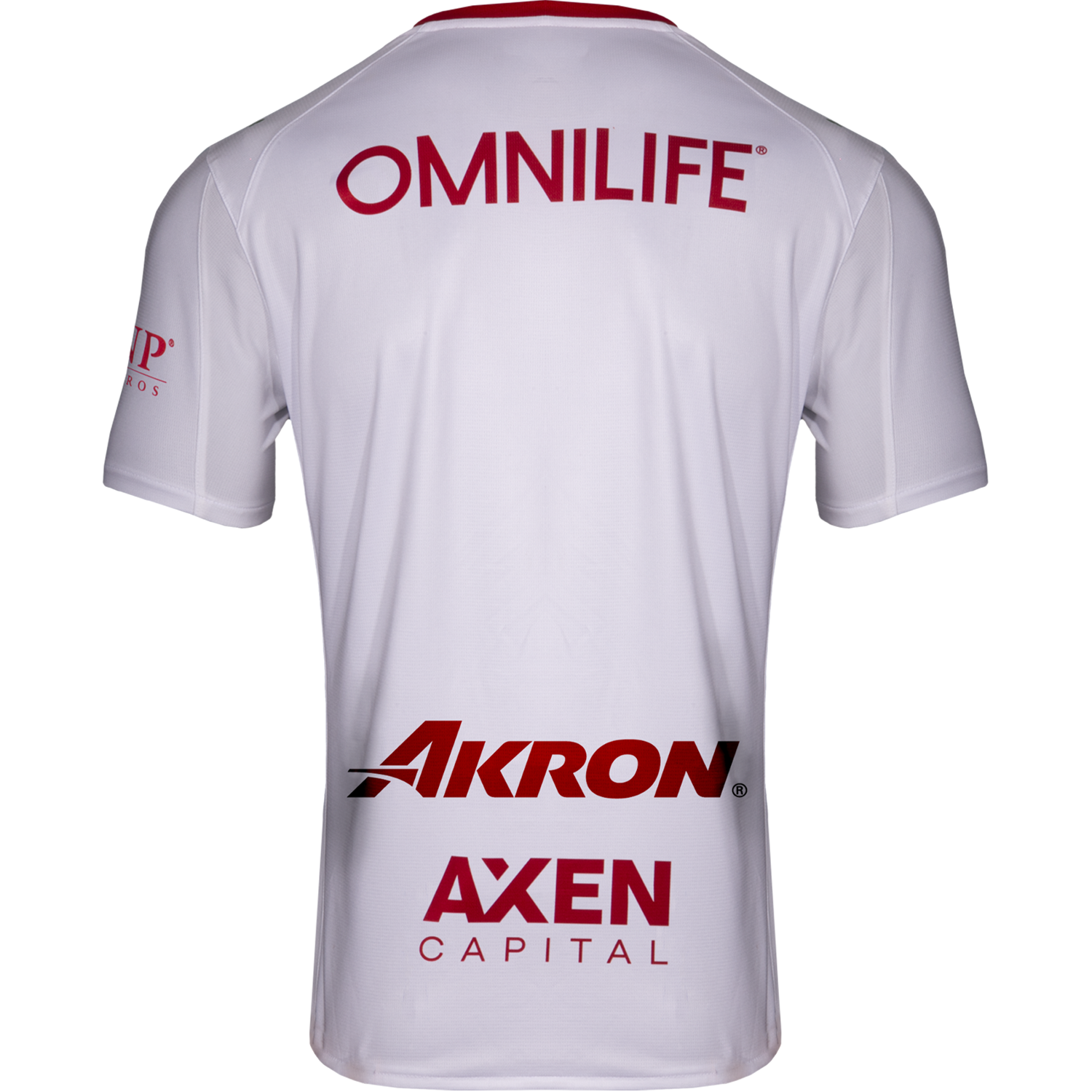 Back view of Chivas away stadium jersey showing blank back without name or number