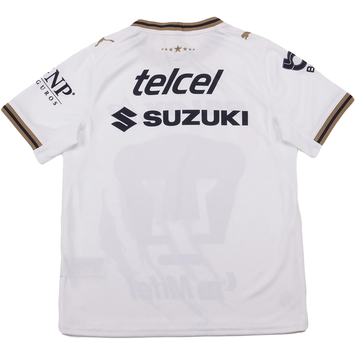 Back view of Tigres UANL 2026-2027 away navy replica football shirt by Final Third Kit