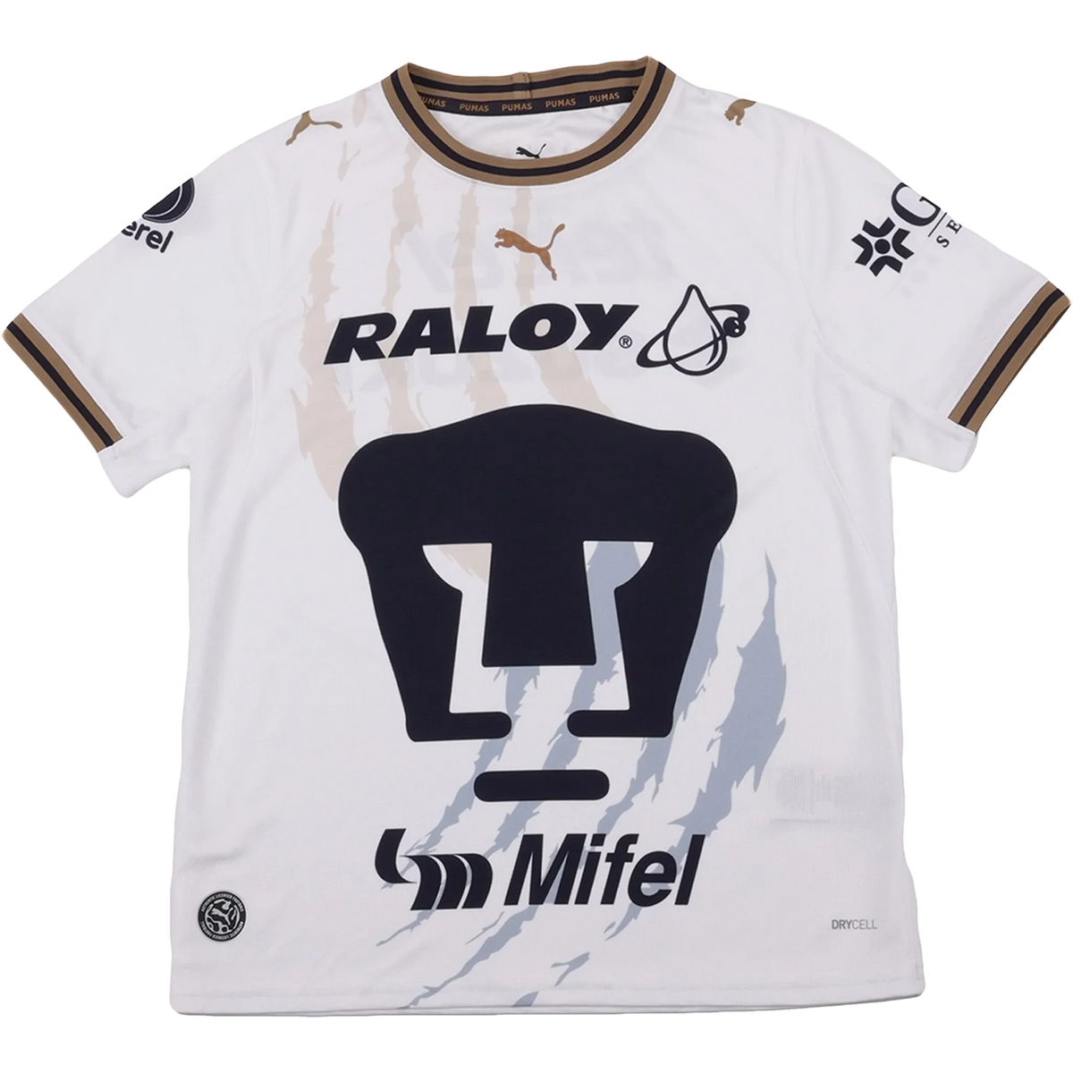 Front view of Tigres UANL 2026-2027 away navy replica soccer jersey by Final Third Kit