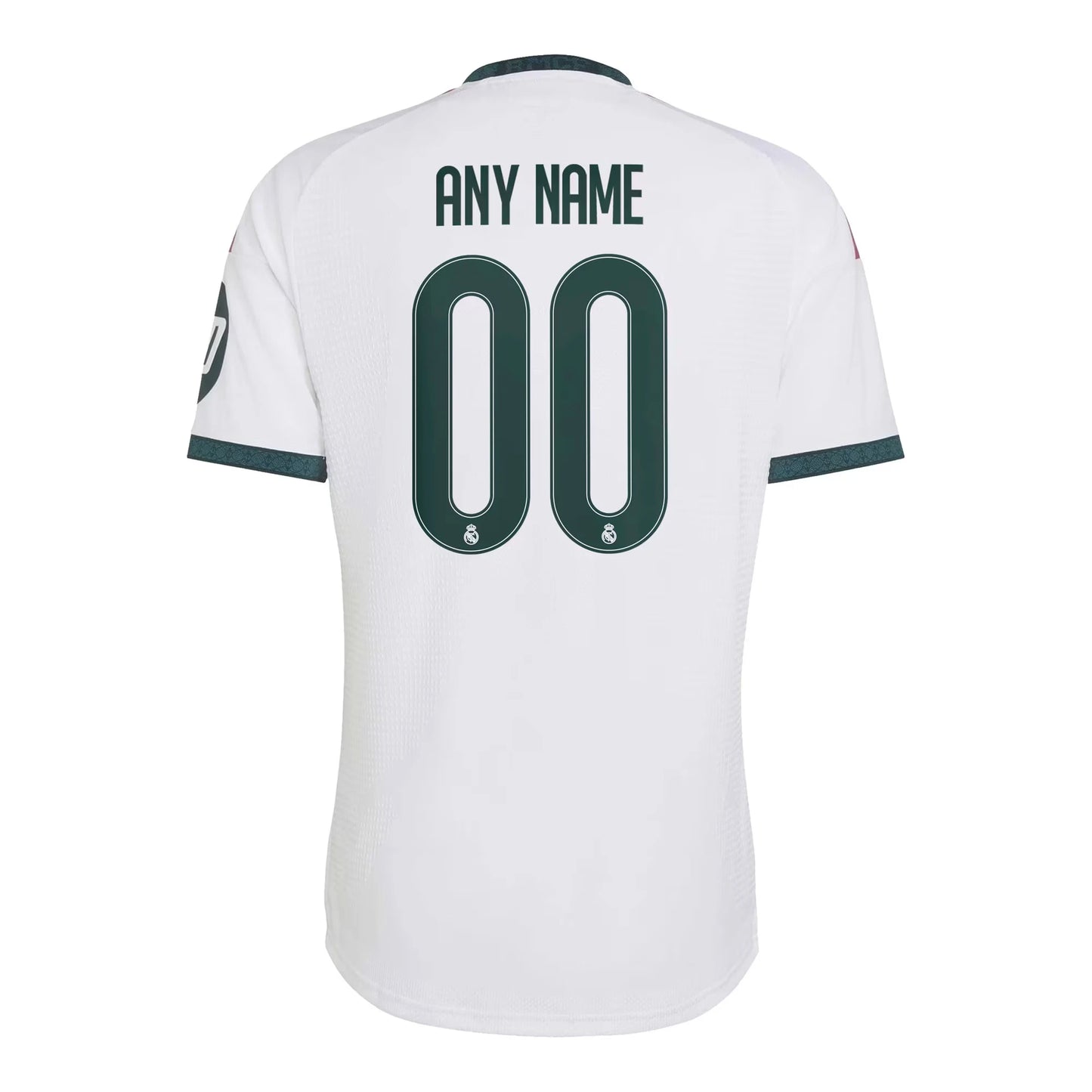Real Madrid 2026/27 Home On-Field Authentic Custom White Jersey Back View