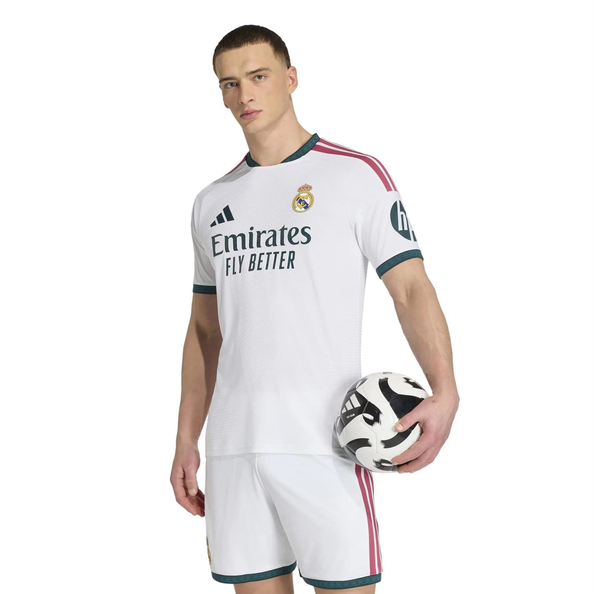 Man Wearing A Real Madrid Jersey Uniform