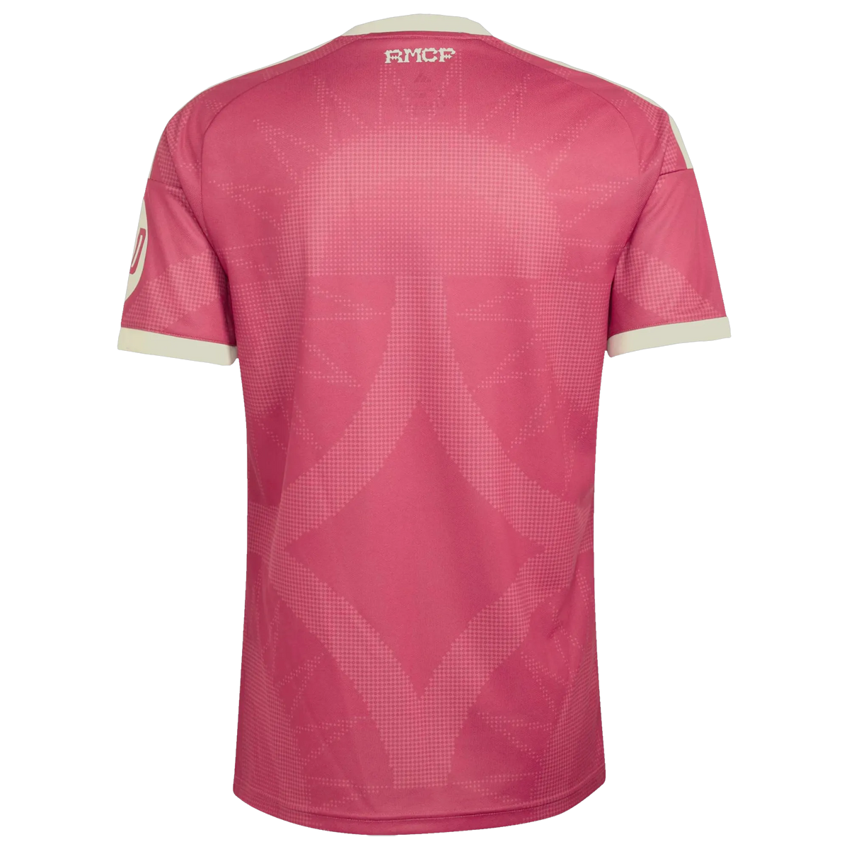 Back view of Real Madrid 2026-2027 third pink replica football shirt by Final Third Kit