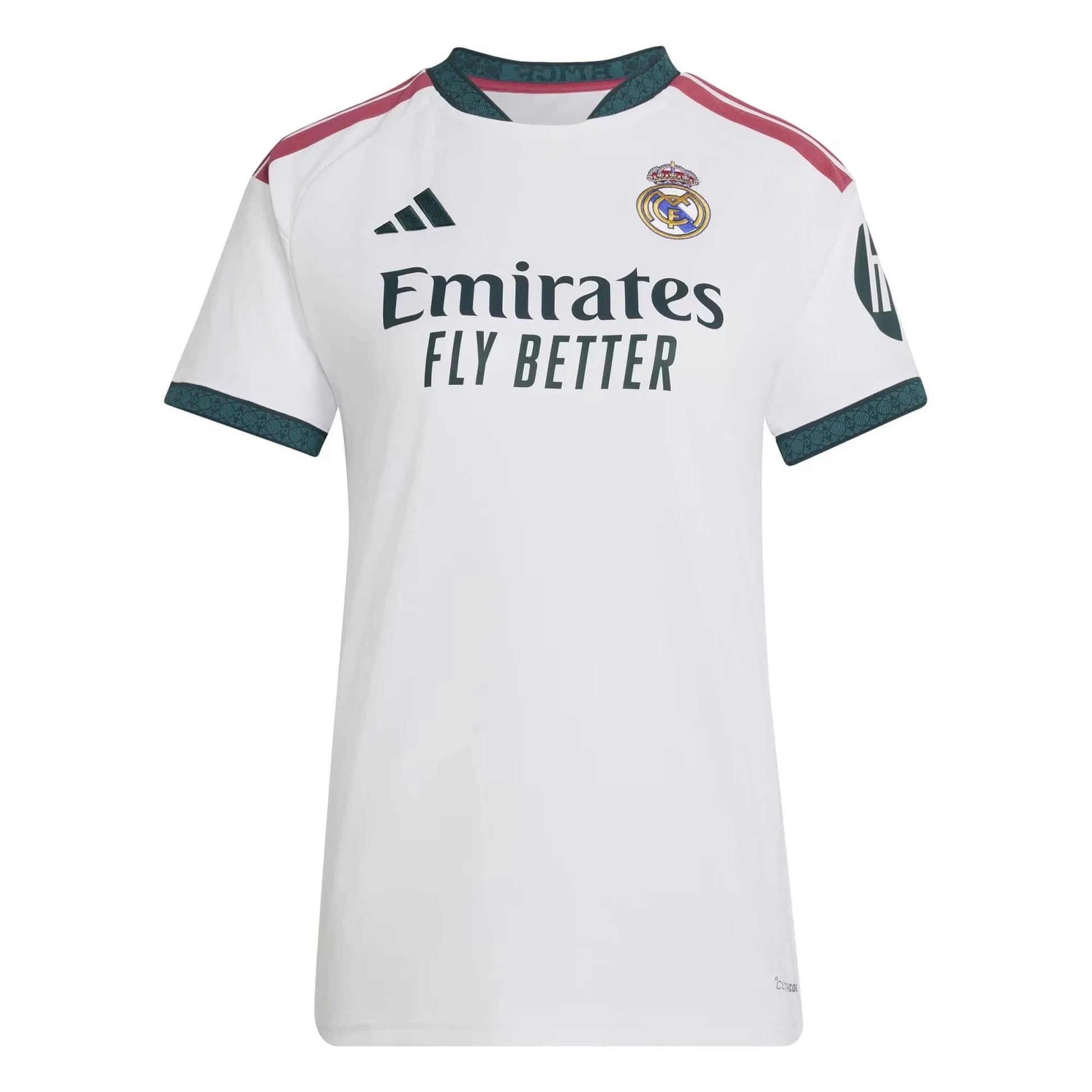 Front view of women's Real Madrid 2026-2027 home white replica soccer jersey by Final Third Kit