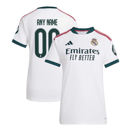 Real Madrid Women's 2026/27 Home Replica Custom Jersey - White