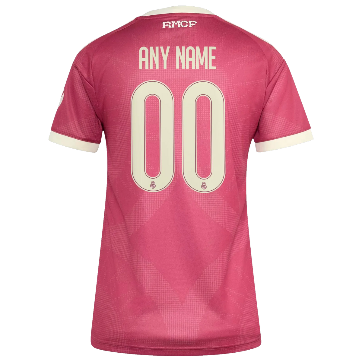 Back view of women's Real Madrid 2026-2027 third pink replica football shirt by Final Third Kit
