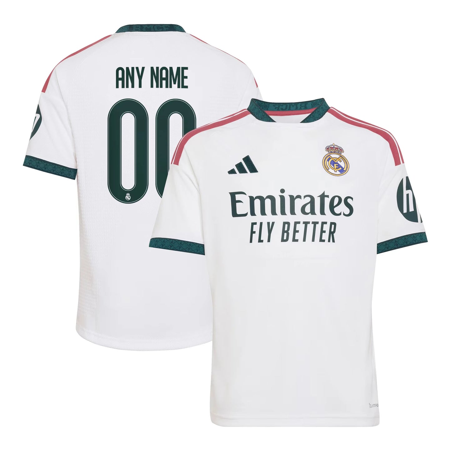 White Real Madrid 2026/27 Home Kids Replica Custom Jersey 
