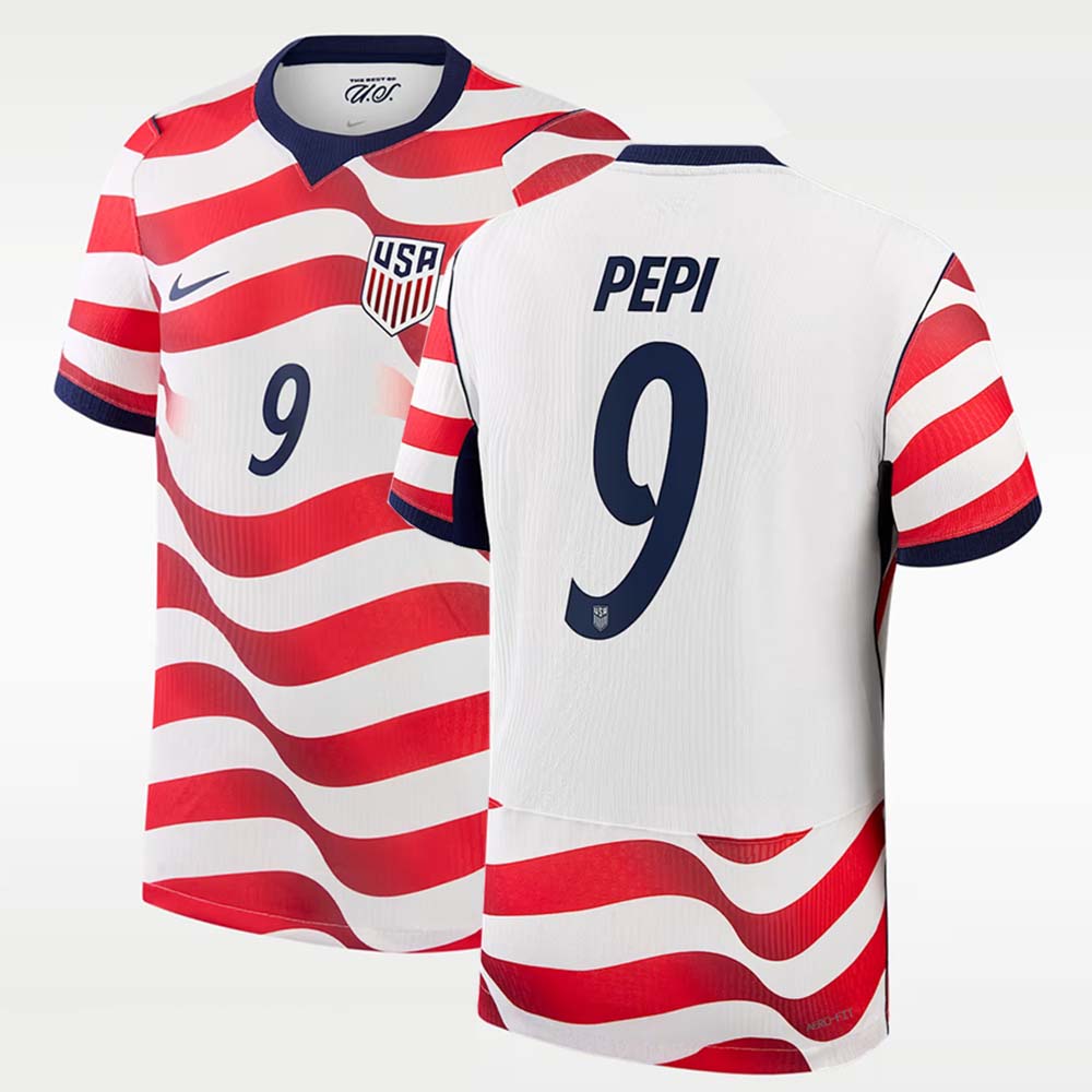 Weston McKennie USMNT 2026 World Cup Home Soccer Jersey - Stadium Replica - Final Third Kit