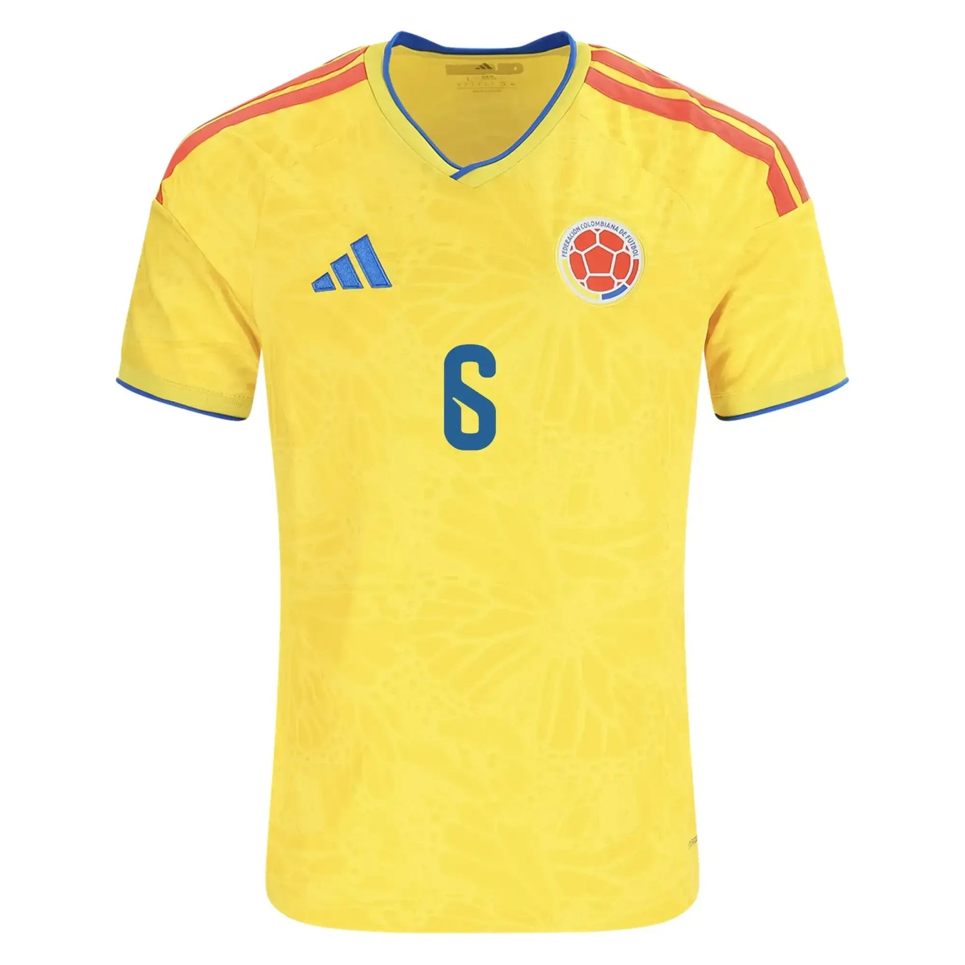 Colombia 2026 Home Soccer Jersey - Richard Rios #6 front view