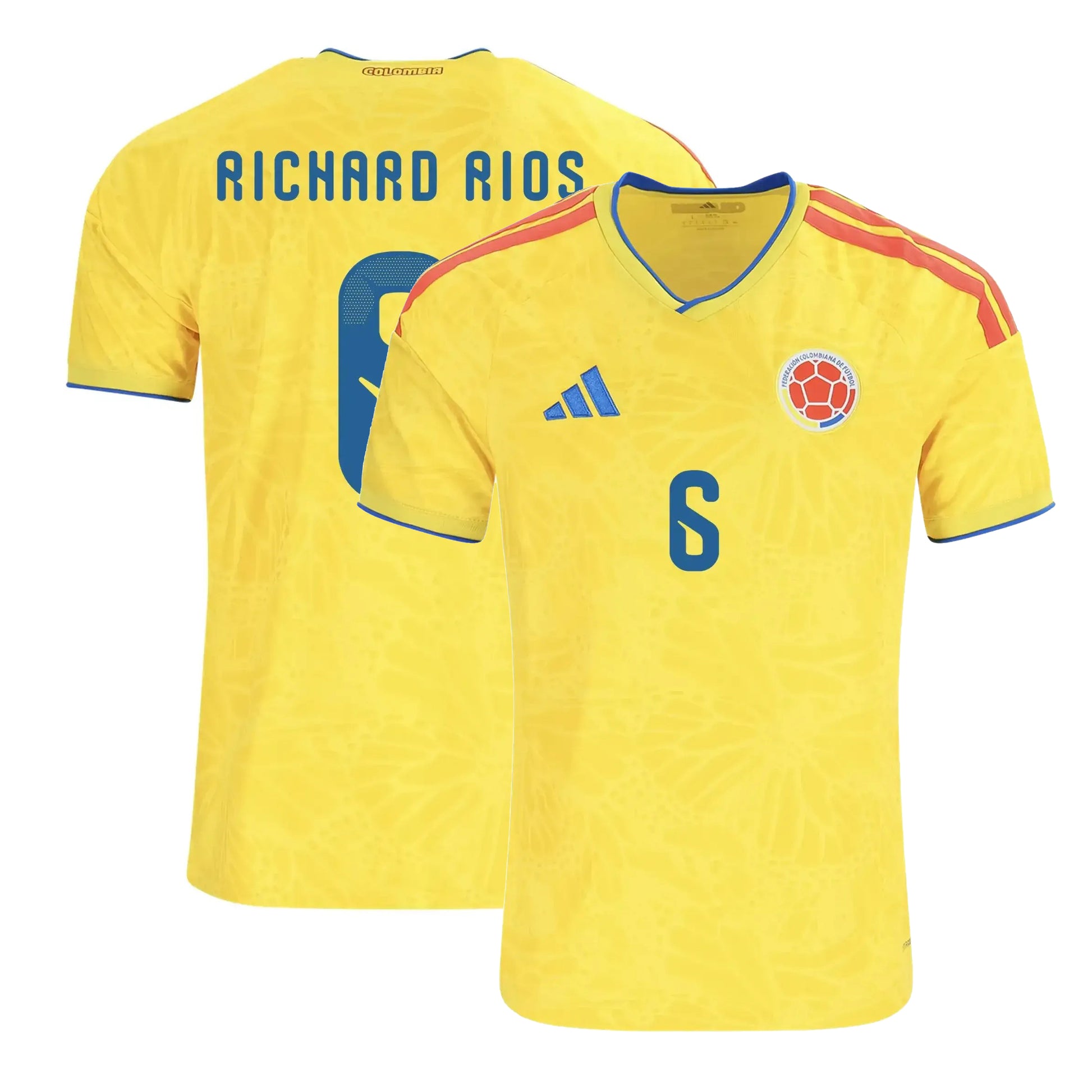 Colombia 2026 Home Soccer Jersey - Richard Rios #6