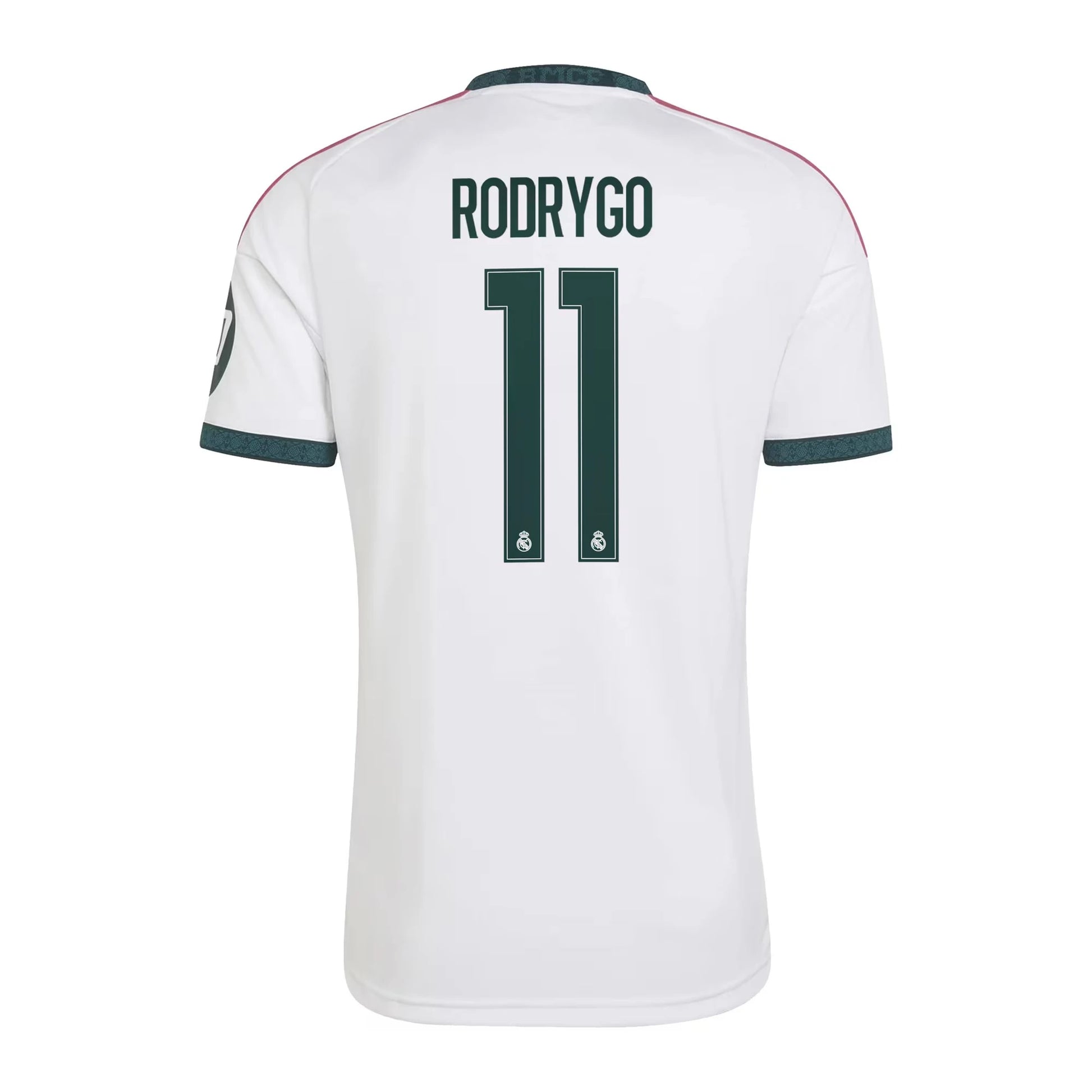 Real Madrid 2026/27 Home Replica Jersey With Rodrygo #11 Printing Back View