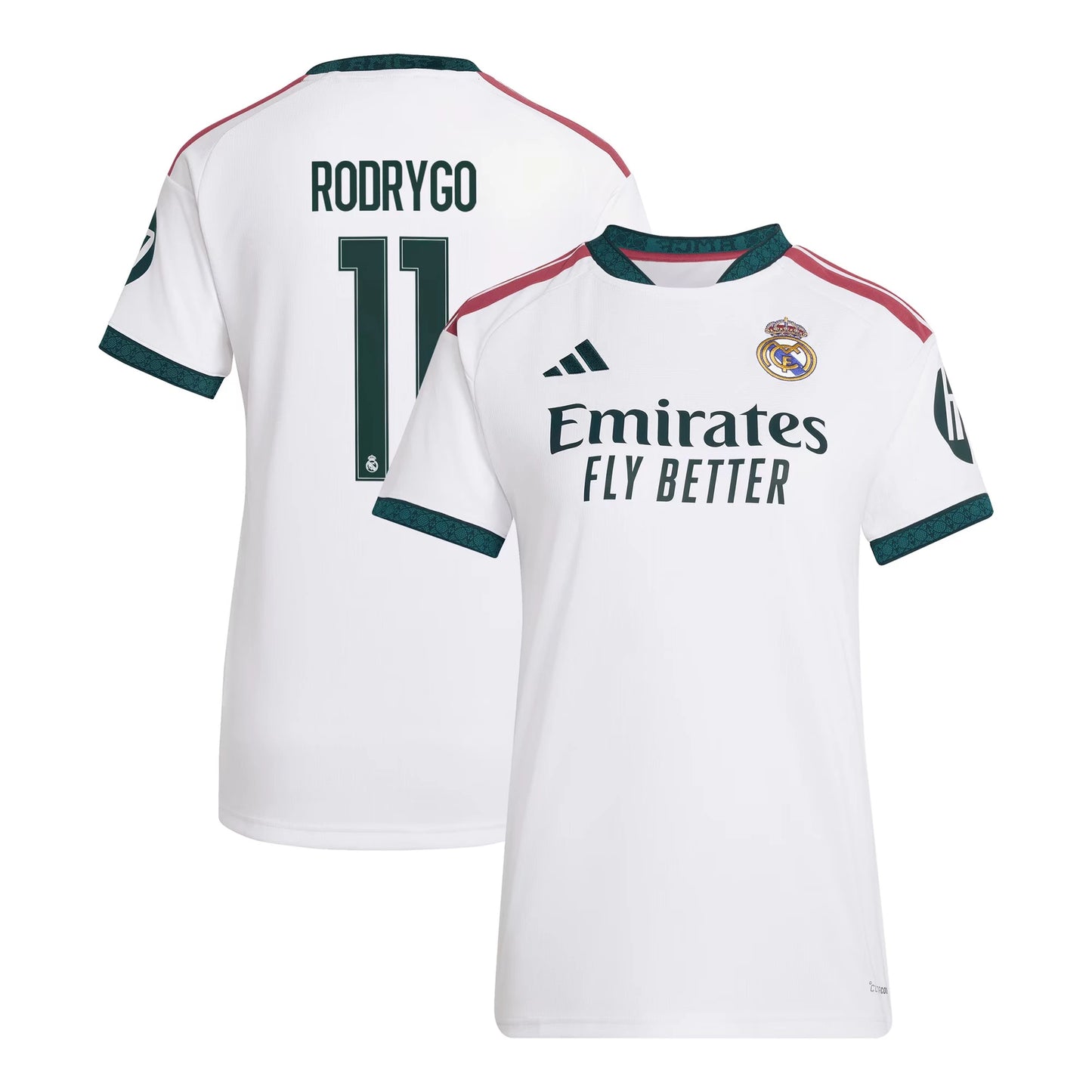Real Madrid Women's 2026/27 Home Replica Jersey With Rodrygo #11 Printing