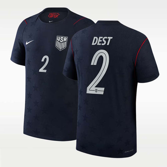 Sergiño Dest  USMNT 2026 World Cup Away  Soccer Jersey - Stadium Replica - Final Third Kit