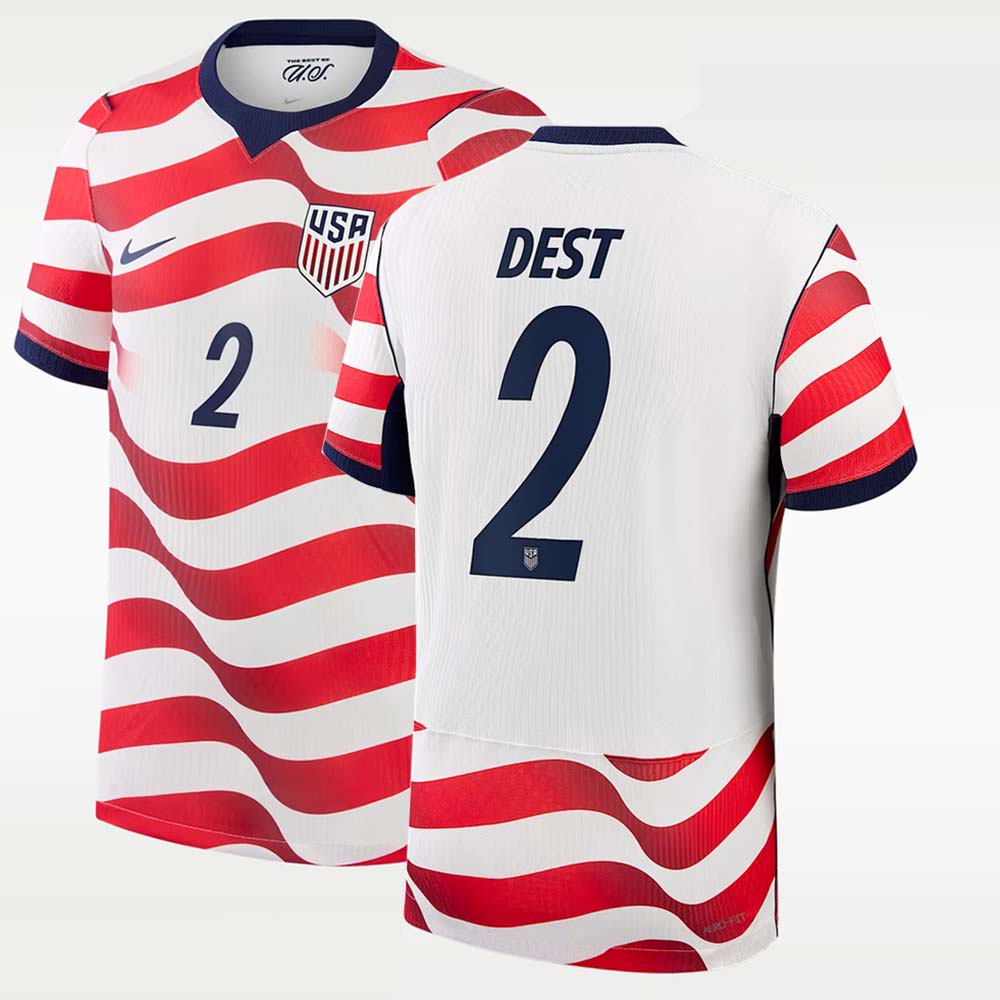 Weston McKennie USMNT 2026 World Cup Home Soccer Jersey - Stadium Replica - Final Third Kit