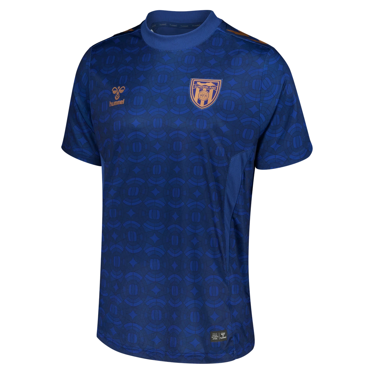 Front view of Sunderland Hummel 2026-2027 third blue replica soccer jersey by Final Third Kit