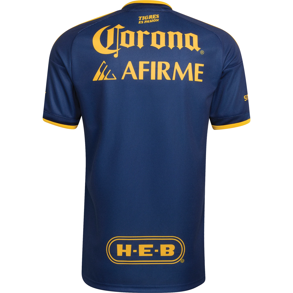 Back view of Tigres UANL 2026-2027 away navy replica football shirt by Final Third Kit