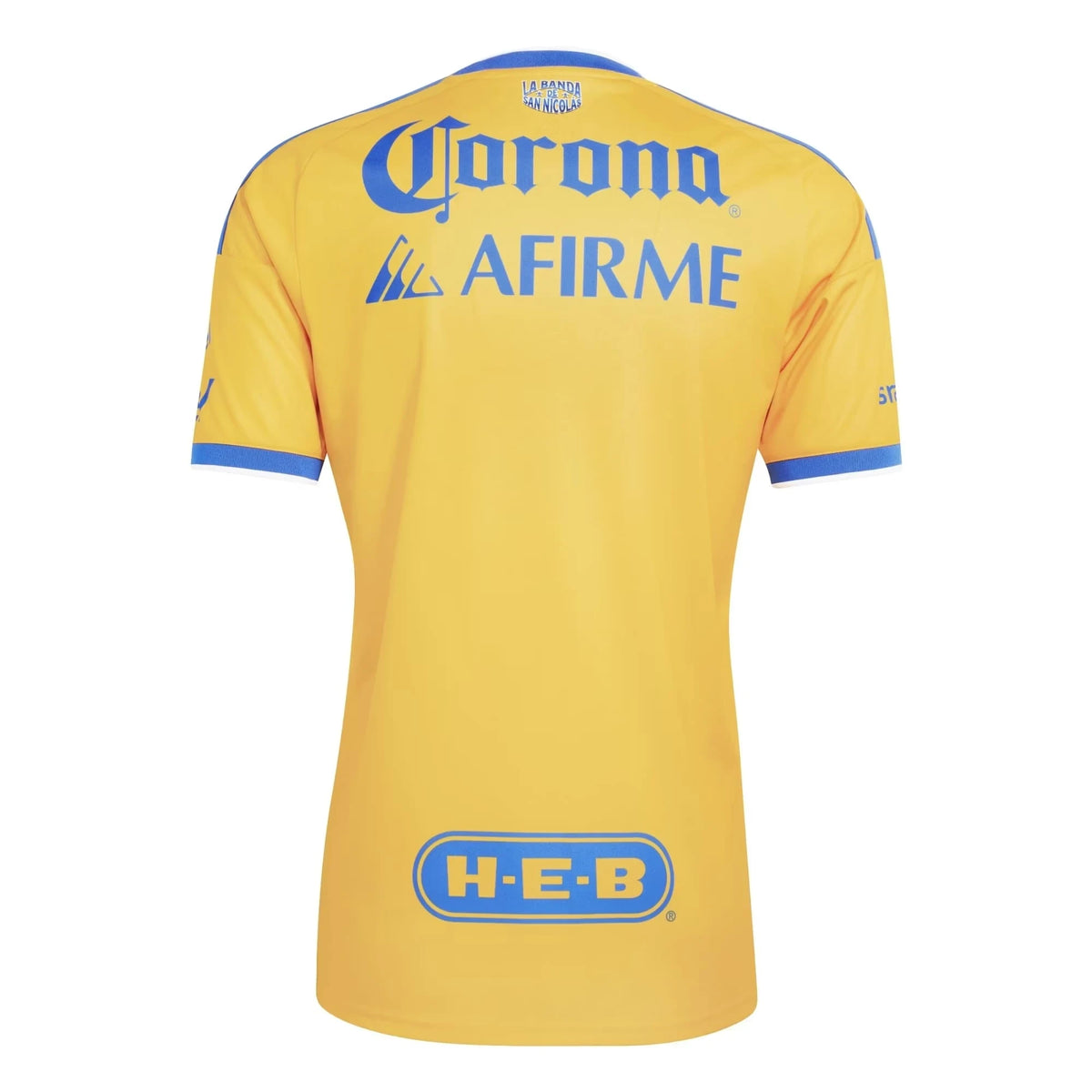 Back view of Tigres UANL 2026-2027 home gold replica football shirt by Final Third Kit