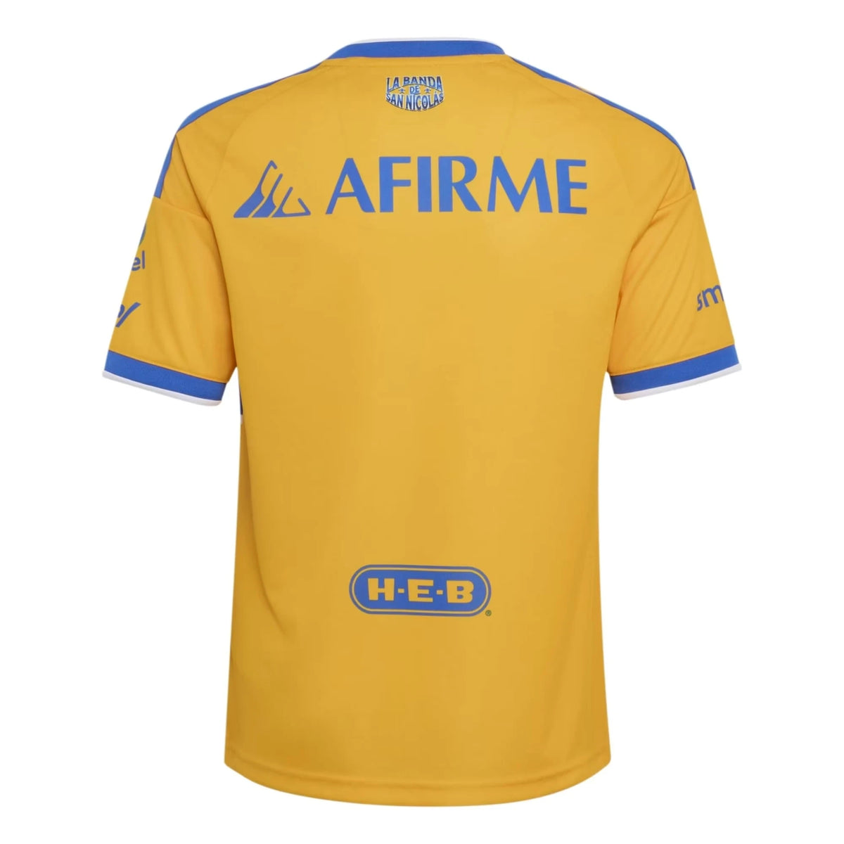 Back view of youth Tigres UANL 2026-2027 home gold replica football shirt by Final Third Kit