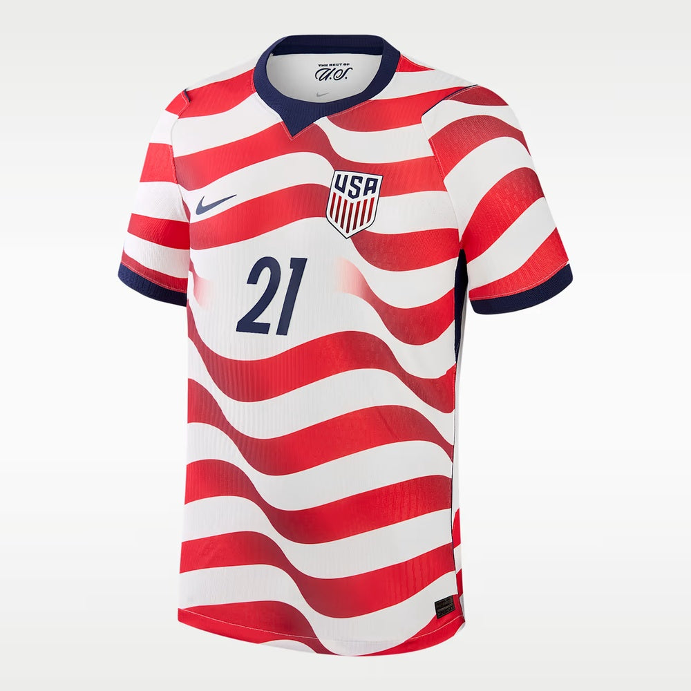 Weston McKennie USMNT 2026 World Cup Home Soccer Jersey - Stadium Replica - Final Third Kit