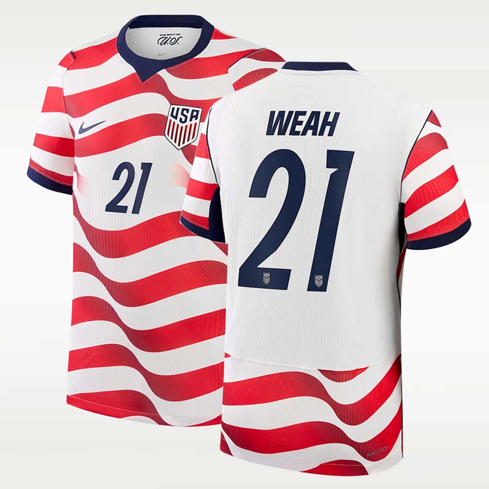 Weston McKennie USMNT 2026 World Cup Home Soccer Jersey - Stadium Replica - Final Third Kit