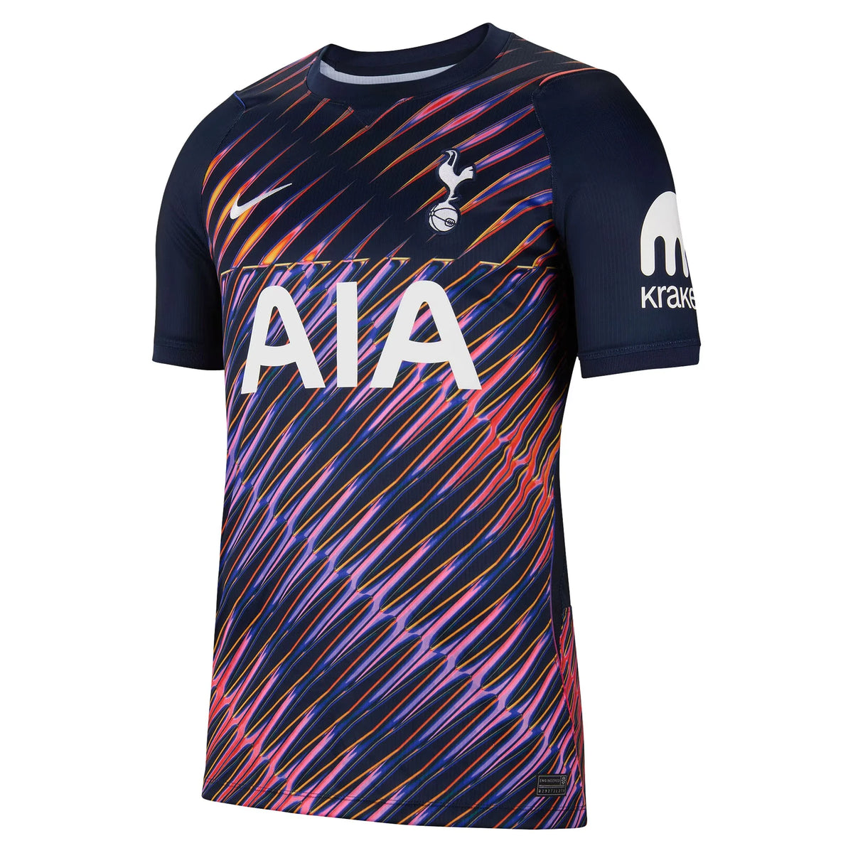 Front view of Tottenham Hotspur 2026-2027 away navy stadium replica custom soccer jersey by Final Third Kit