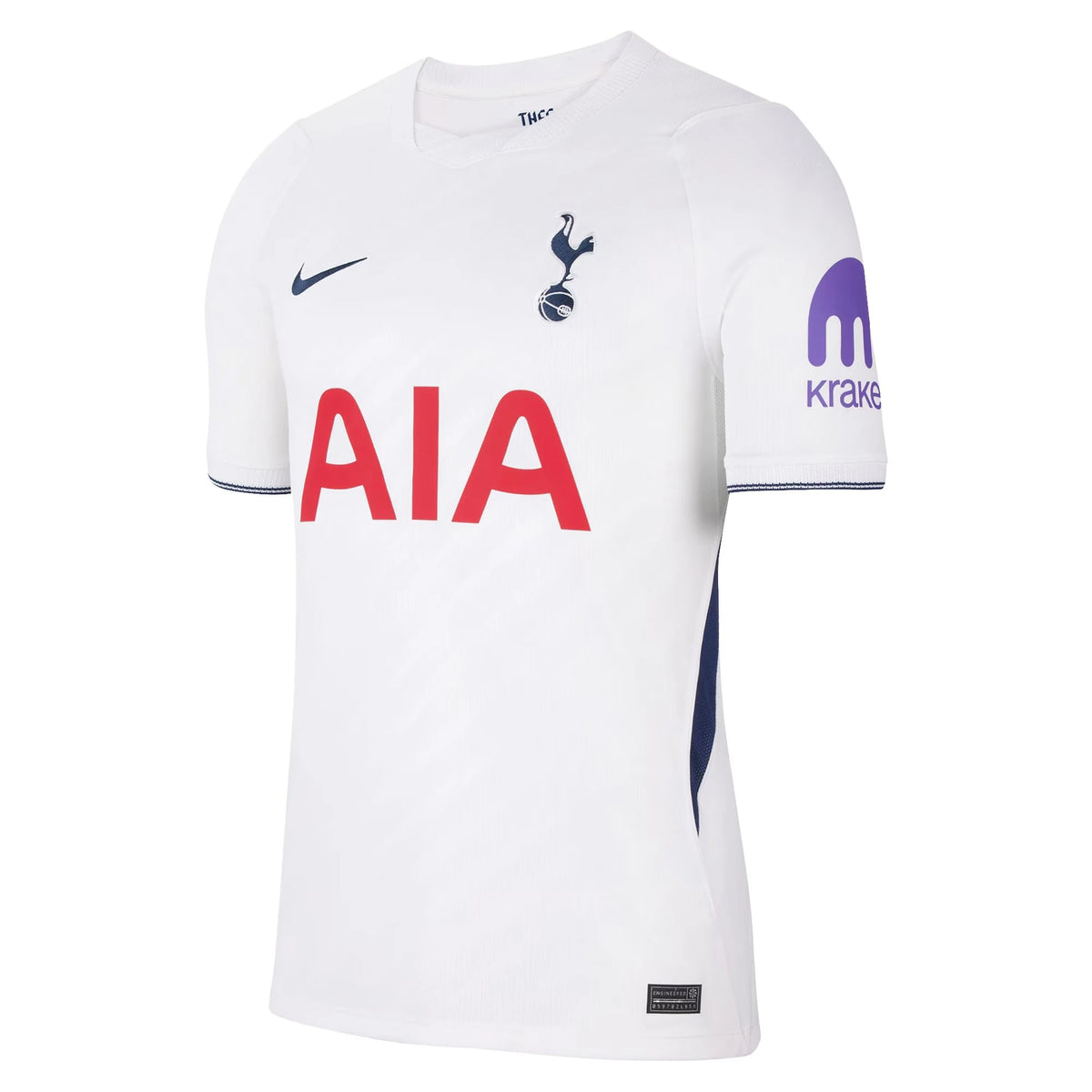 Front view of Tottenham Hotspur 2026-2027 home white stadium replica custom soccer jersey by Final Third Kit