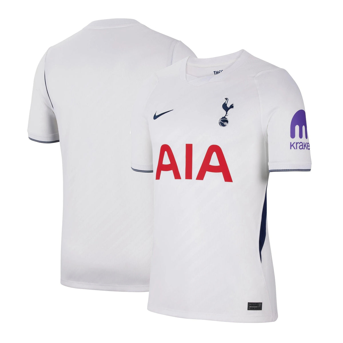 Front and back view of Tottenham Hotspur 2026-2027 home white stadium replica jersey by Final Third Kit