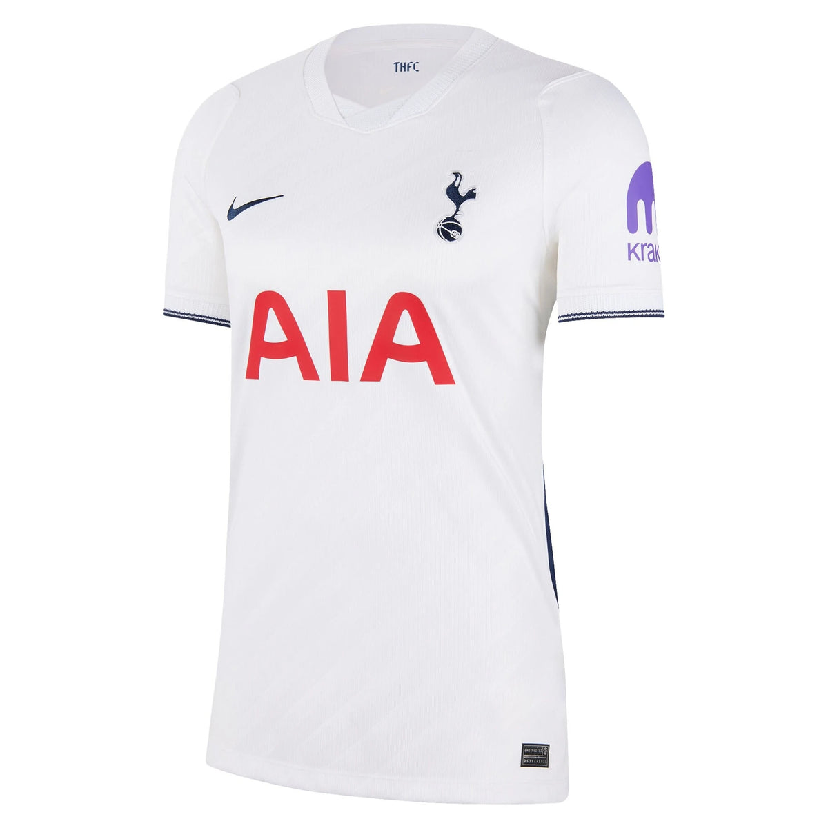 Front view of women's Tottenham Hotspur 2026-2027 home white stadium replica soccer jersey by Final Third Kit