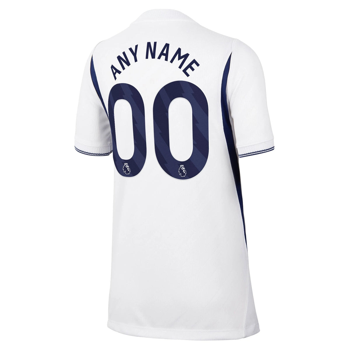 Back view of youth Tottenham Hotspur 2026-2027 home white stadium replica custom football shirt by Final Third Kit